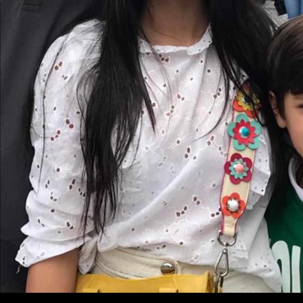 White floral Zara shirt